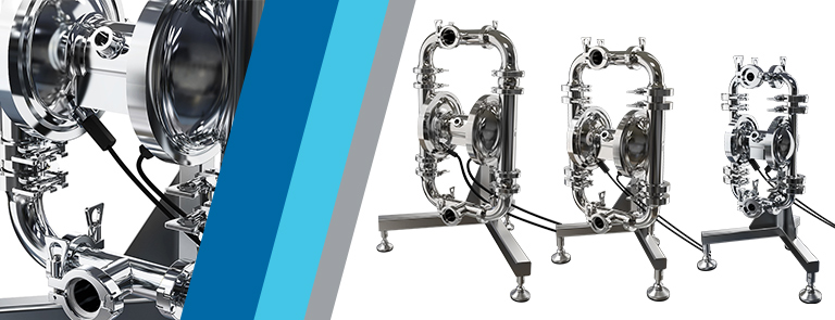 What data is needed to select a pump for food?